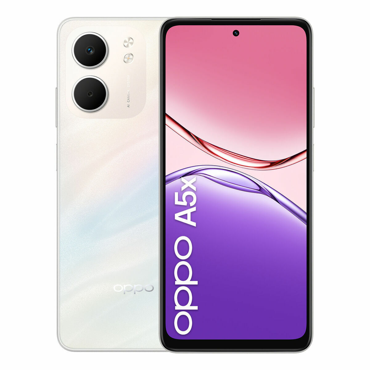 6932169370349_I00 Smartphone Oppo A5X WHITE 6,67" Octa Core 4 GB RAM 128 GB Bianco - immagine 1