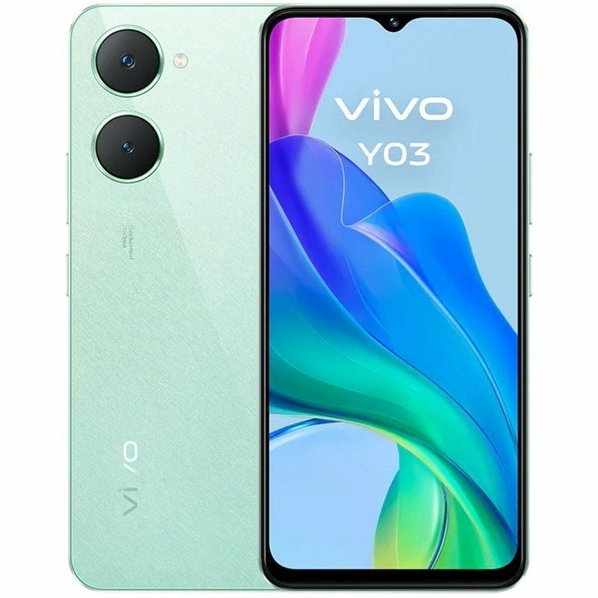 6935117895635_S9916708_P00 Smartphone Vivo Y03 6,56" MediaTek Helio G85 4 GB RAM 128 GB Verde - immagine 1