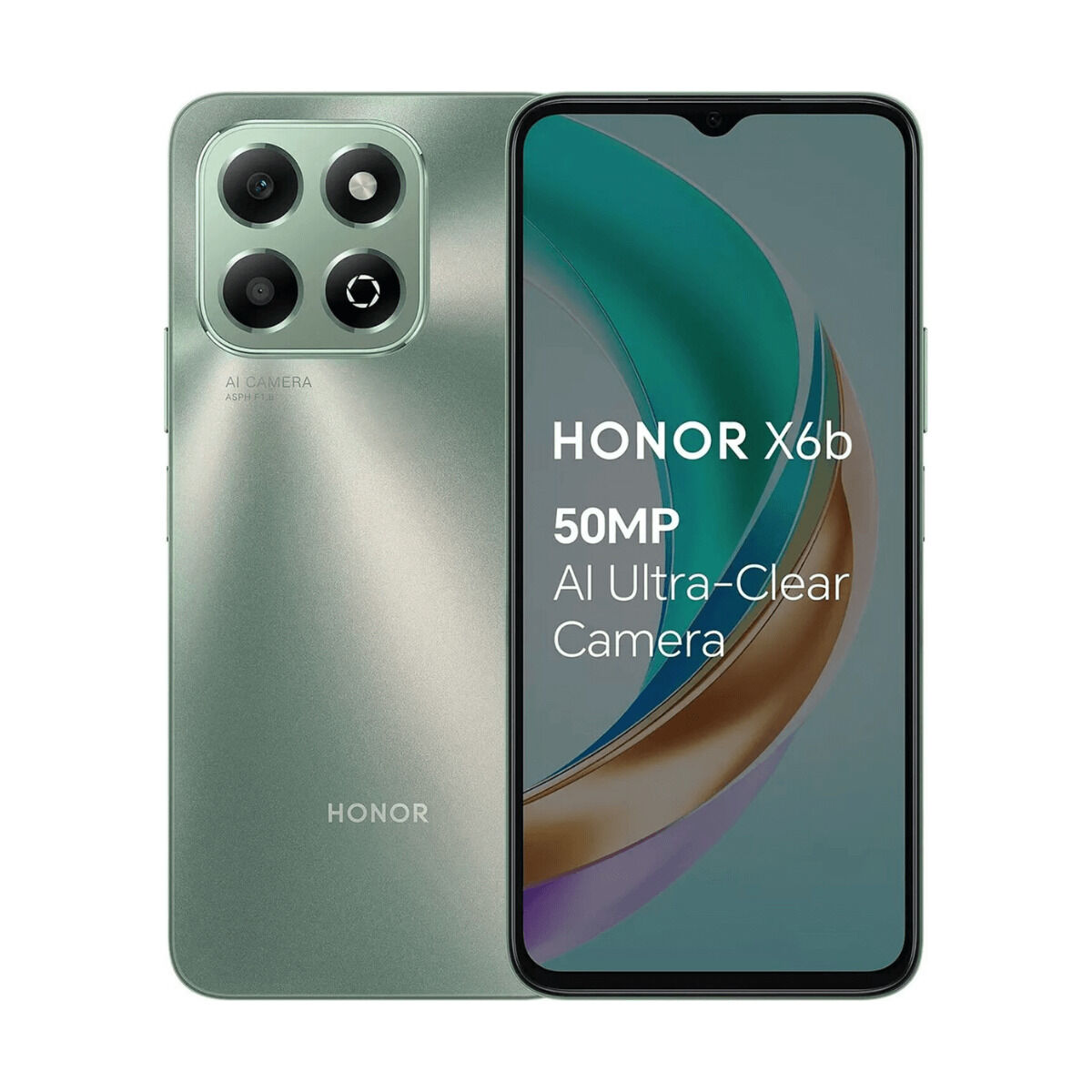 6936520843695_M0801431_P00 Smartphone Honor X6B 6,56" MediaTek Helio G85 4 GB RAM 128 GB Verde - immagine 1