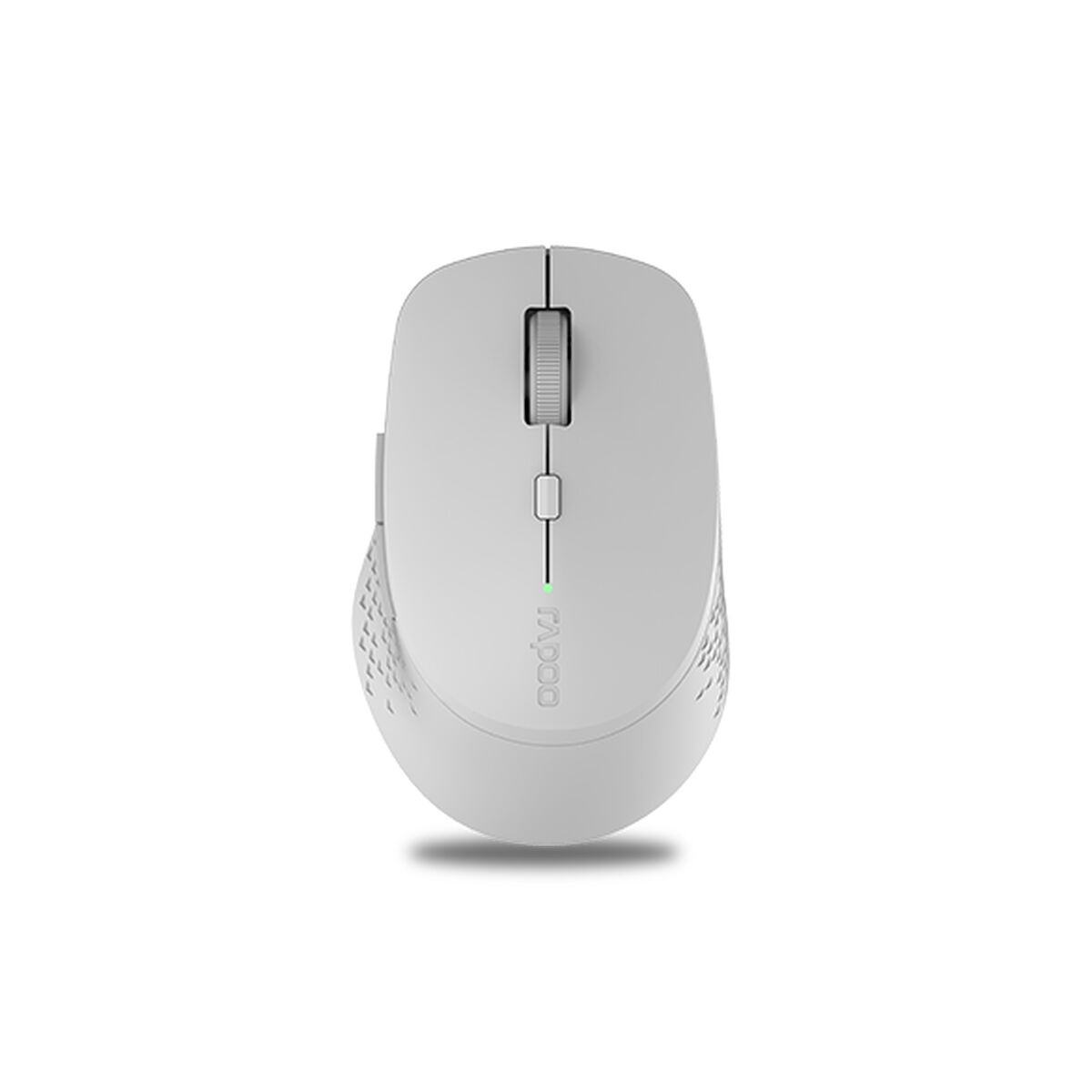 6940056180476_S0466365_P00 Mouse Rapoo 00184340 Bianco Grigio 1600 dpi - immagine 1
