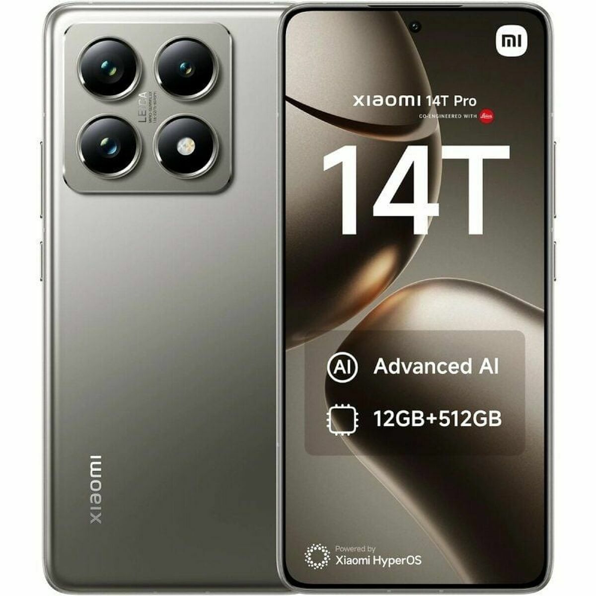 6941812789193_S9916749_P00 Smartphone Xiaomi 2407FPN8EG 6,67" Octa Core 12 GB RAM 256 GB Grigio - immagine 1