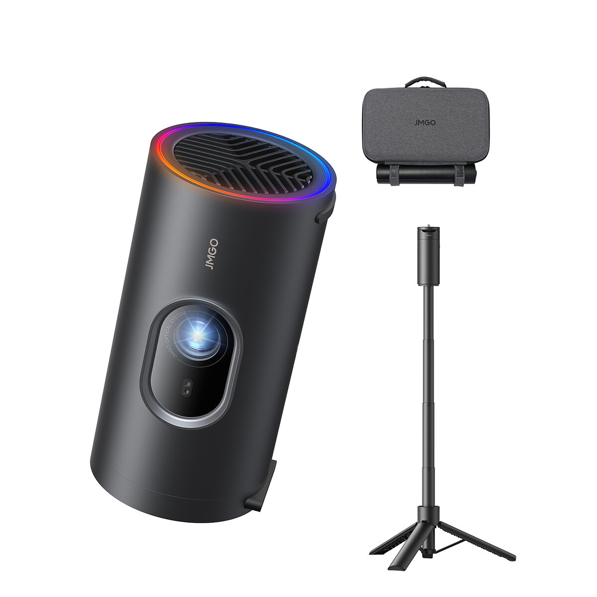 6959422615924_M1300649_P00 Proiettore JMGO PICOPLAY+POWERBANK+TRIPOD+BAG 1080 p 450 lm 1920 x 1080 px - immagine 1