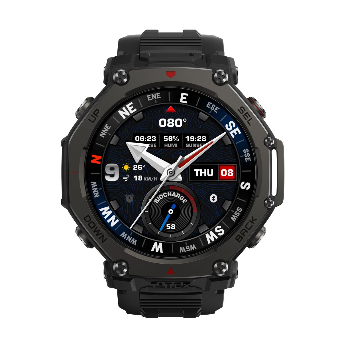 6972596109280_S0467895_P00 Smartwatch Amazfit W2443EU1N Nero 1,5" - immagine 1