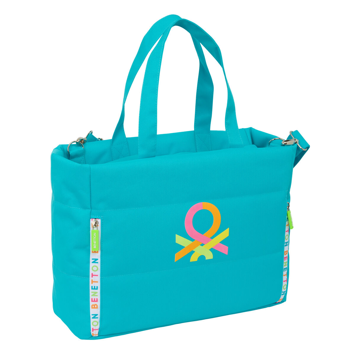 8412688576920_S4312307_P40 Valigetta per Portatile Benetton Summer Azzurro 40 x 31 x 17 cm - immagine 1