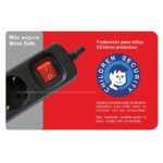 Ciabatta Multipresa Silver Electronics 9629 Nero