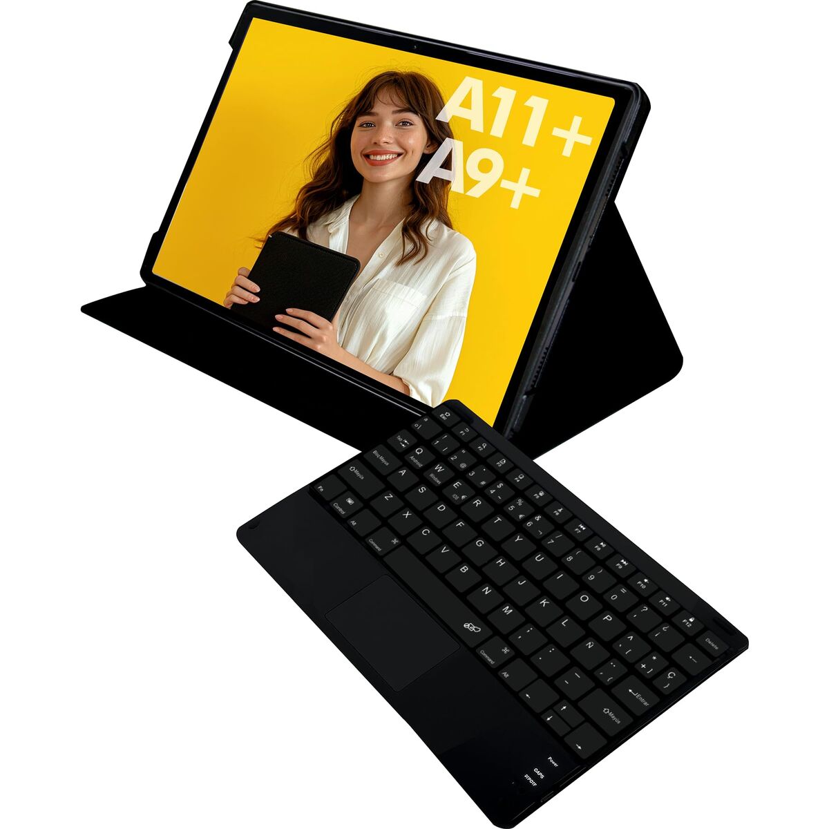 8420738322854_R00 Custodia per Tablet Silver HT 11201174019 Nero - immagine 1