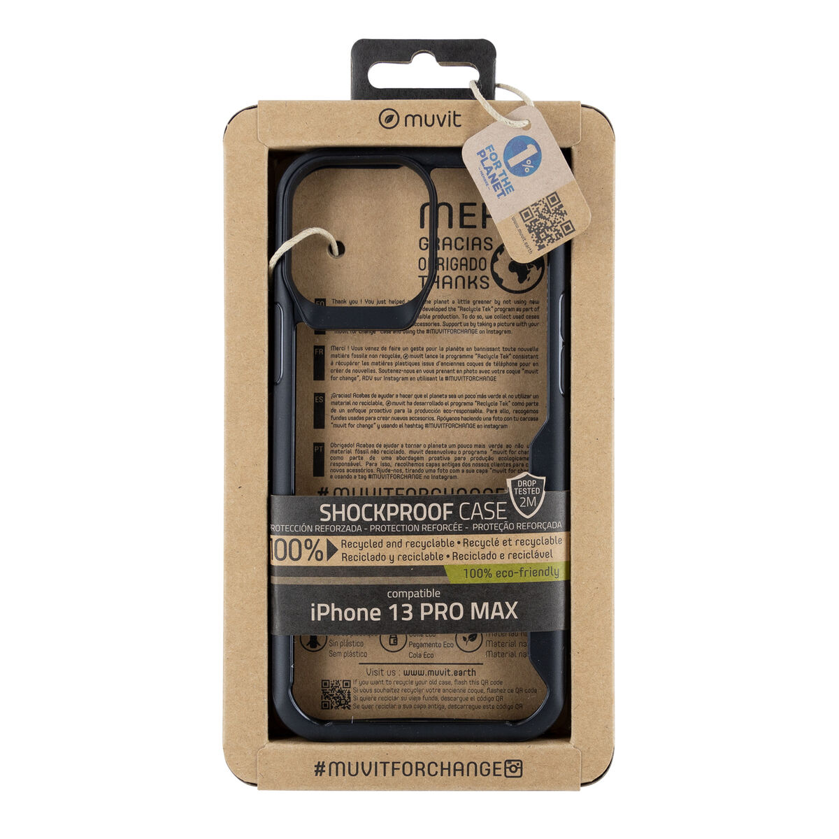 8426801165830_M1300225_P00 Custodia per Cellulare Muvit for Change iPhone 13 Pro Max - immagine 1