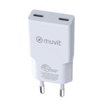 Caricabatterie per Auto Muvit for Change HC-263C Bianco 30 W