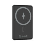 Powerbank Muvit for Change Nero Alluminio 5000 mAh