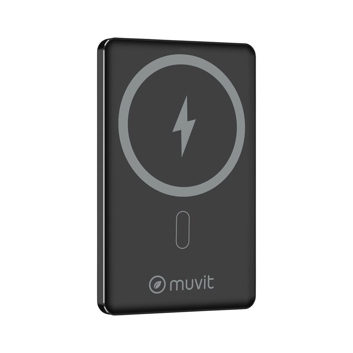 8426801179936_M1300977_P00 Powerbank Muvit for Change Nero Alluminio 5000 mAh - immagine 1