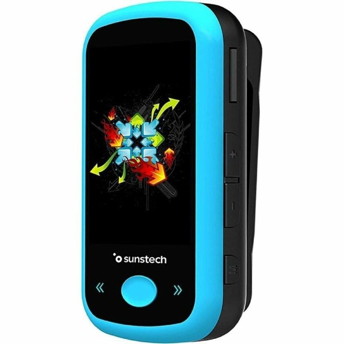 8429015017971_S9907021_P00 Riproduttore MP4 Sunstech IBIZABT8GBBL 1,8" Bluetooth Azzurro - immagine 1