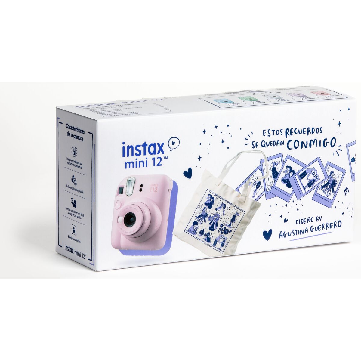 8429602011948_S0468894_P00 Fotocamera Digitale Fujifilm INSTAX MINI12 K Rosa - immagine 1