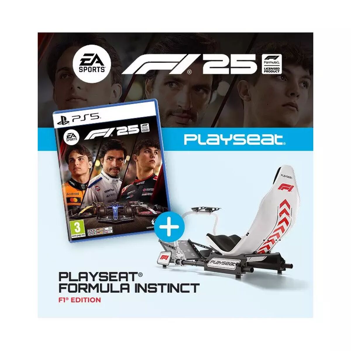 8431290100996_S0465418_P00 Sedia Gaming Playseat FO00334F1PS5 - immagine 1