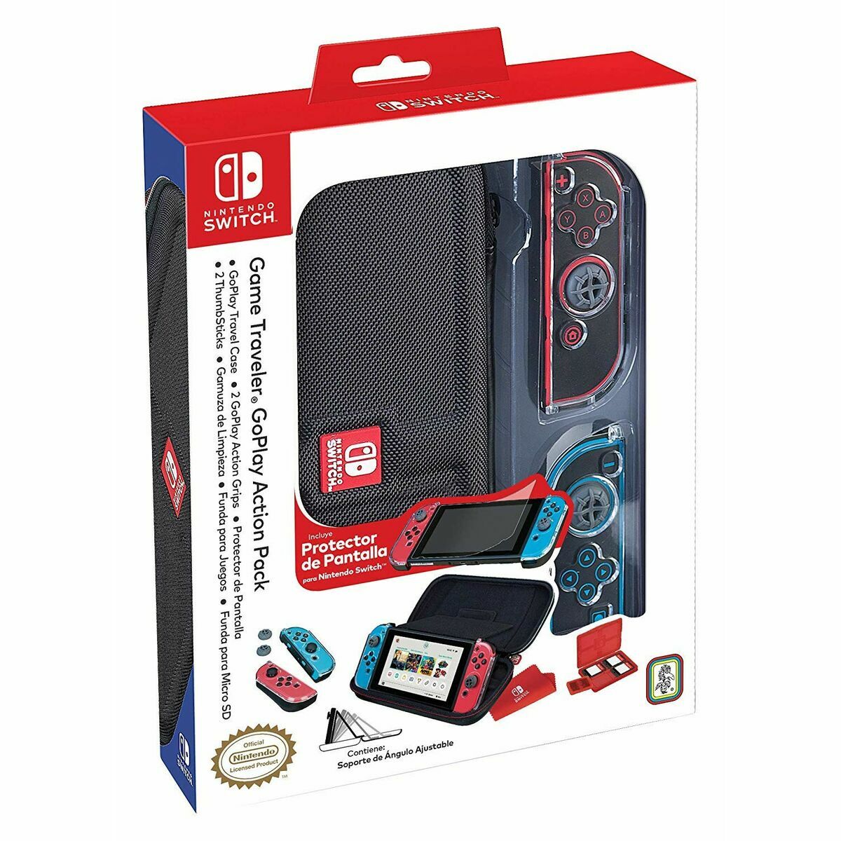 8431305029045_R00 Confezione per Nintendo Switch Blackfire TRAVELER ACTION - immagine 1