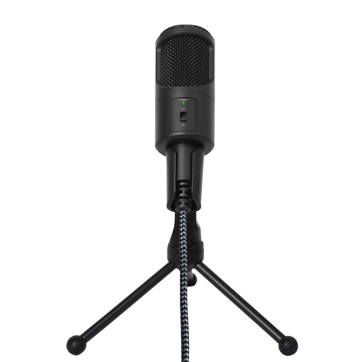 8435089029659_S0449625_P01 Microfono Woxter Mic Studio 50 Nero - immagine 1