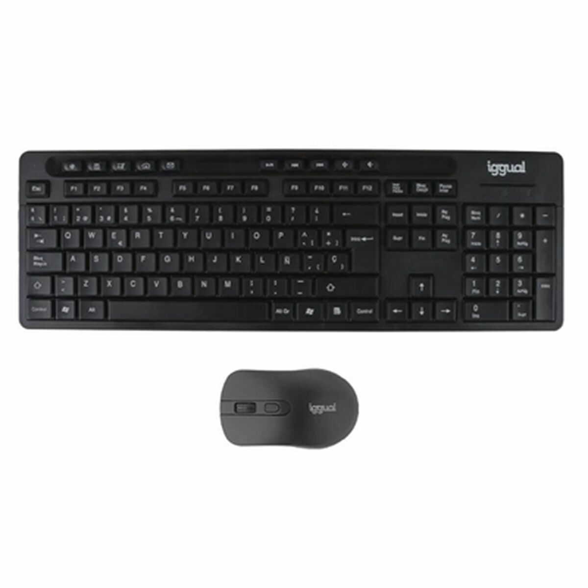 8435364319277_S0241383_P00 Tastiera e Mouse iggual WMK-BUSINESS2 Nero Qwerty in Spagnolo - immagine 1