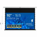 Schermo Elettrico a Muro iggual IGG319680 92"