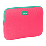 Custodia per Portatile Nait Nait Rosa fluor Rosa 34 x 25 x 2 cm