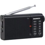 Radio Portatile Daewoo DW1119 Nero AM/FM