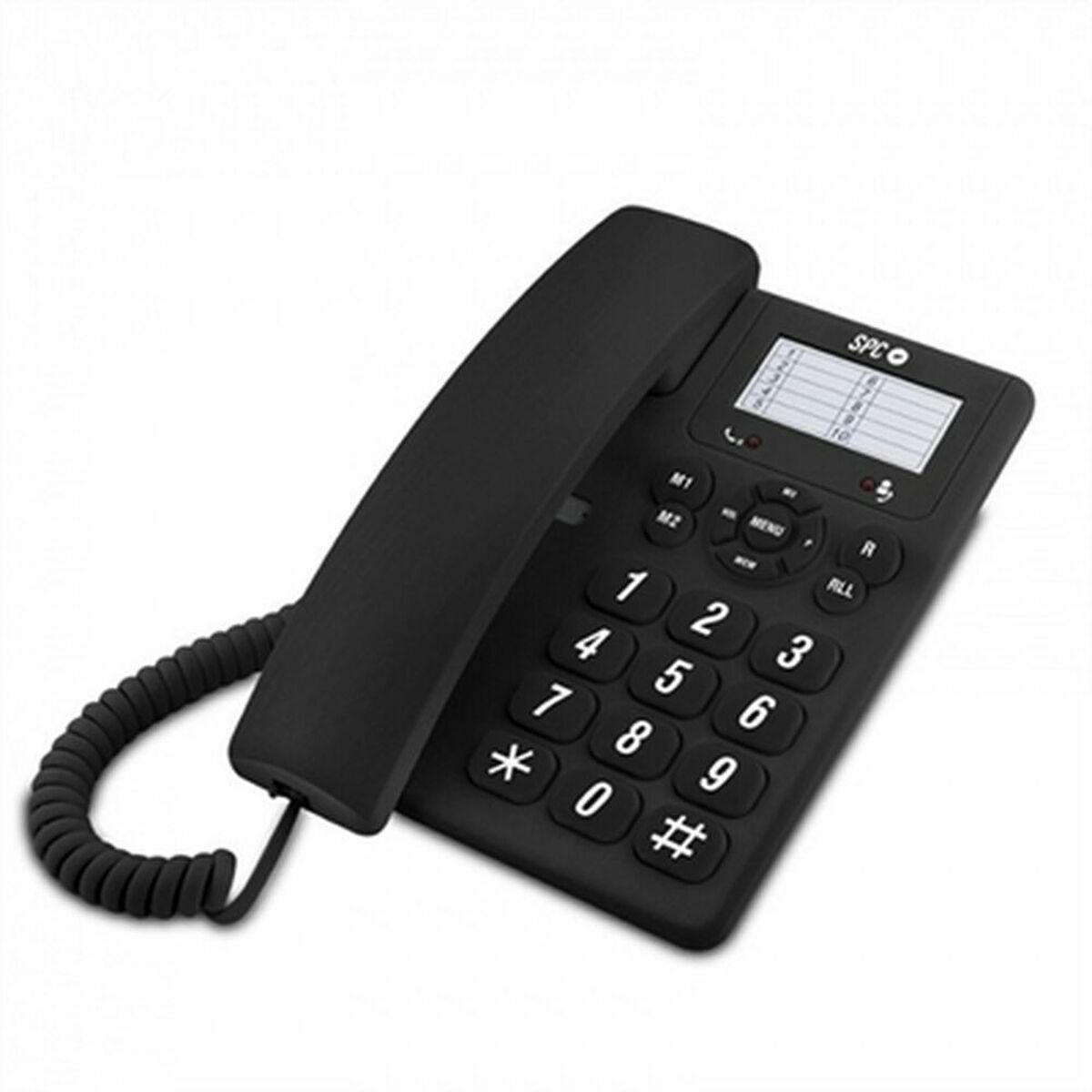8436542855617_S0451866_P01 Telefono Fisso SPC Original Nero - immagine 1