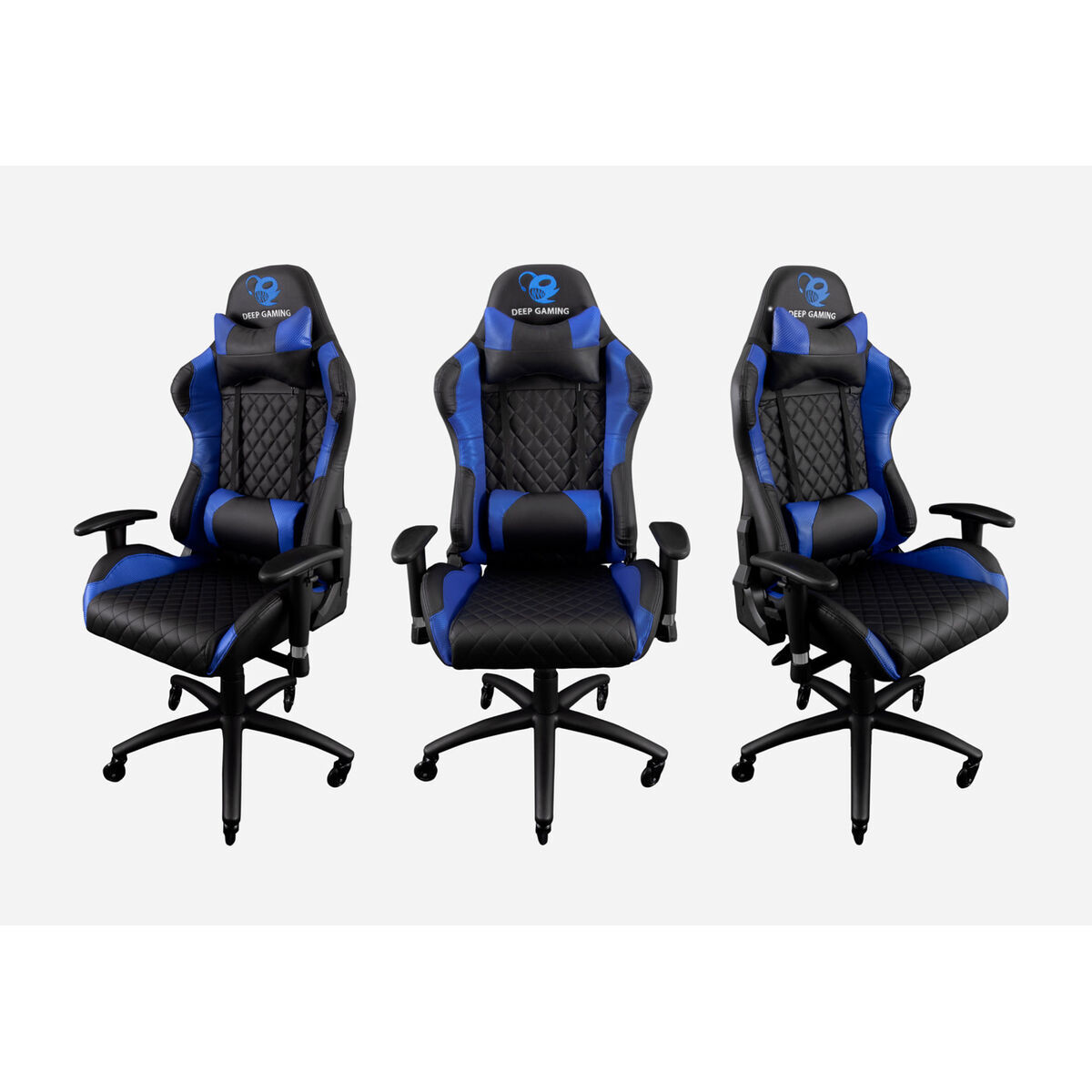 8436556143823_M0505312_P00 Sedia Gaming DEEP GAMING COO-DGMOB03 Azzurro - immagine 1