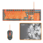 Tastiera e Mouse FR-TEC Dragon Ball Qwerty in Spagnolo Arancio