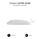 Mouse Subblim SUBMO-DFLAT21 Bianco 1600 dpi