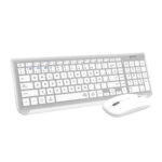 Tastiera e Mouse Wireless Subblim SUBKBC-DCEP10 Argentato Qwerty in Spagnolo