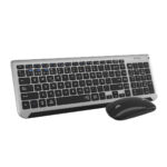Tastiera e Mouse Wireless Subblim SUBKBC-DCEP20 Grigio Qwerty in Spagnolo