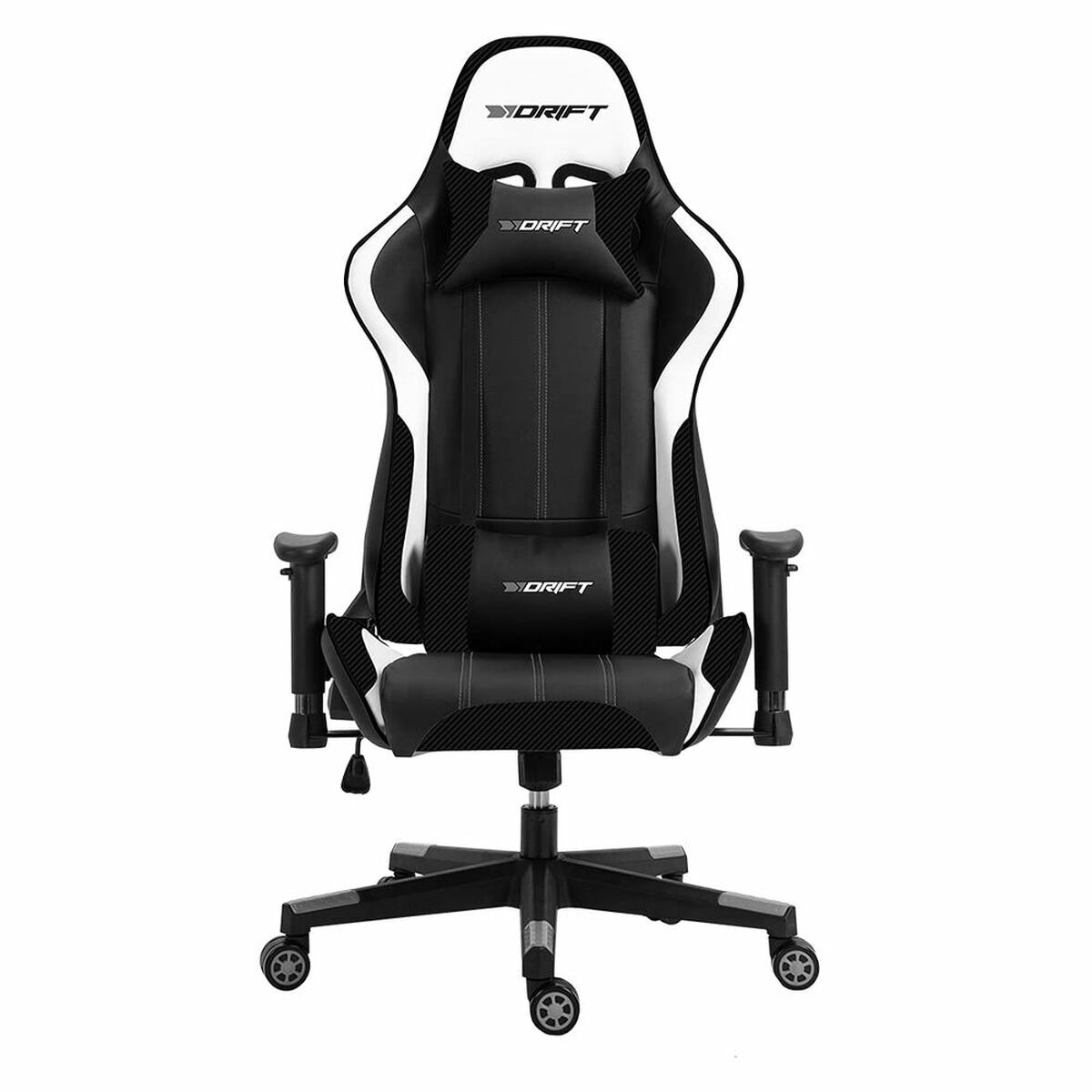 8436587972201_R02 Sedia Gaming DRIFT DR175CARBON Bianco Nero - immagine 1