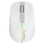 Mouse e Tappetino Gaming CoolBox W01 Bianco 1600 dpi