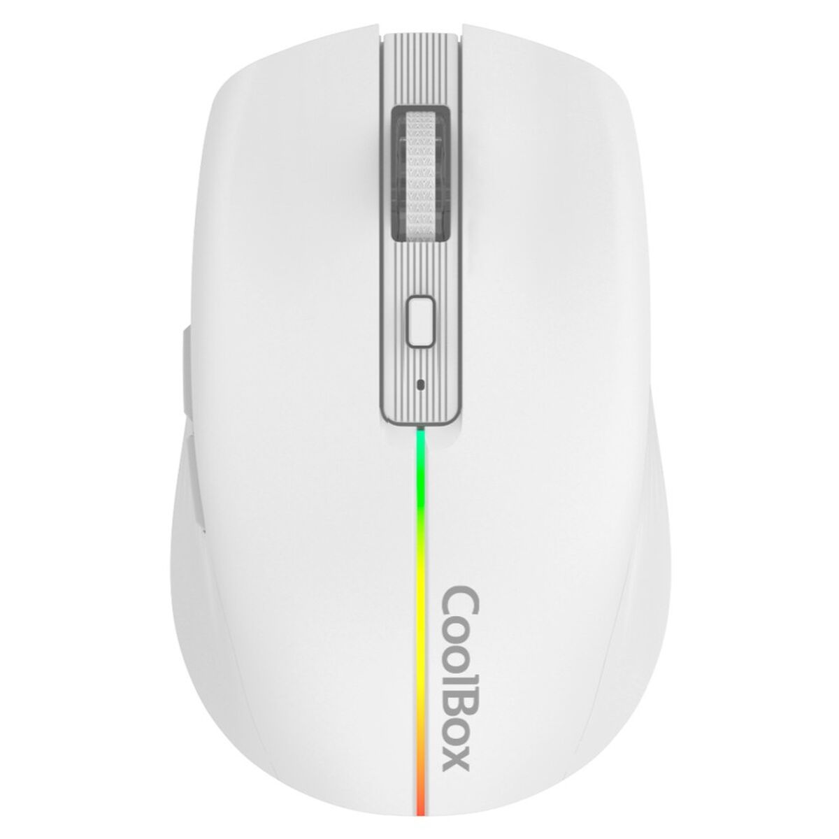 8436624420047_S0470607_P00 Mouse e Tappetino Gaming CoolBox W01 Bianco 1600 dpi - immagine 1