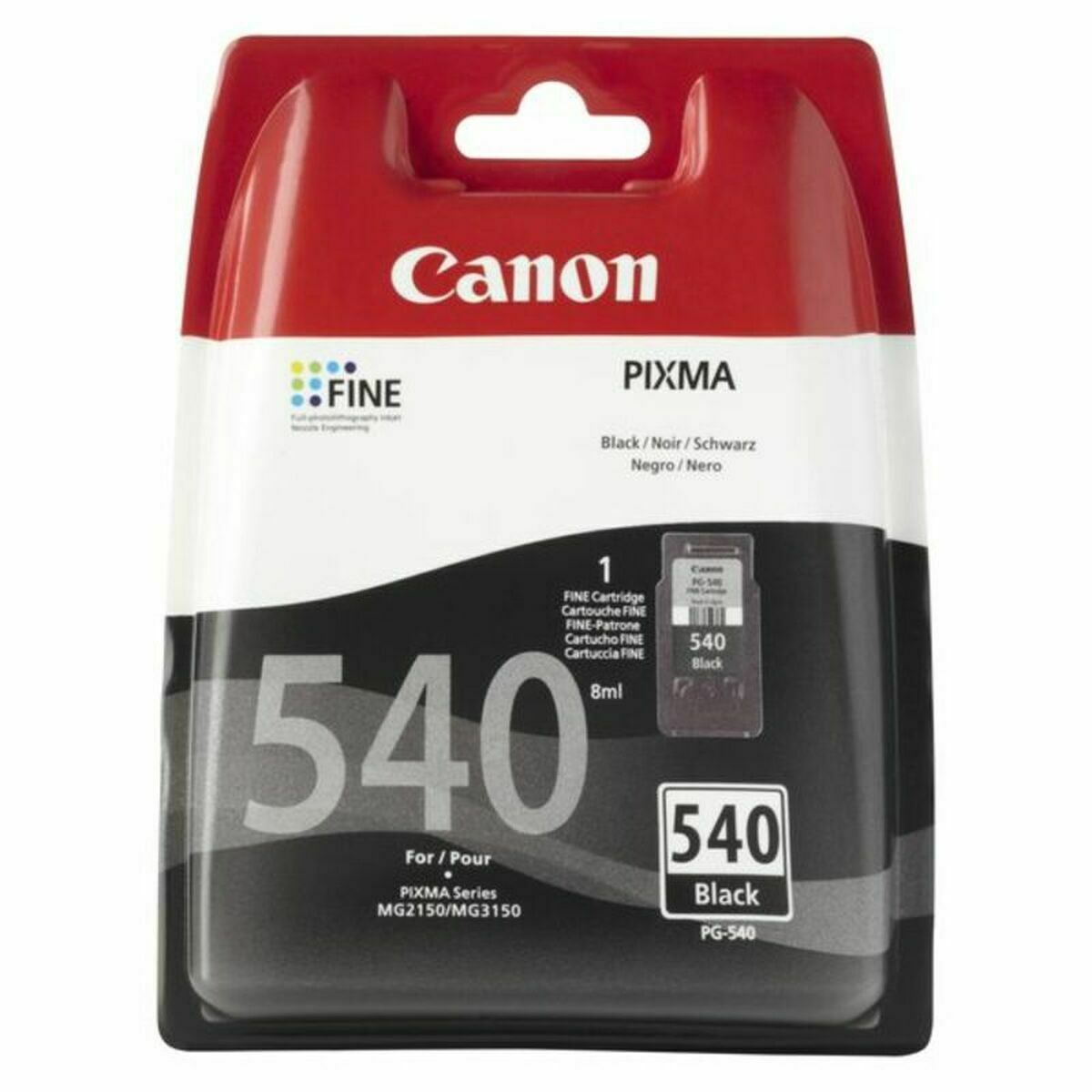 8714574572536_3_I01 Cartuccia ad Inchiostro Originale Canon PG-540 Nero - immagine 1