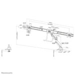 Supporto TV Neomounts NM-D775DX3WHITE 17" 27" 6 Kg