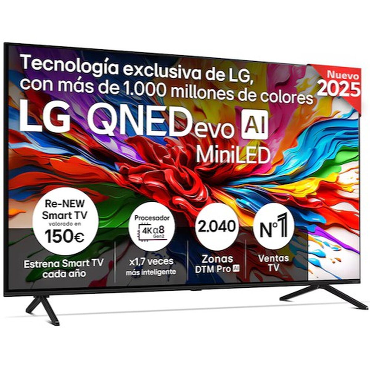 8806096447383_S0468783_P00 Smart TV LG 75QNED92A6A 4K Ultra HD 75" HDR WiFi DVB-S2 QNED - immagine 1