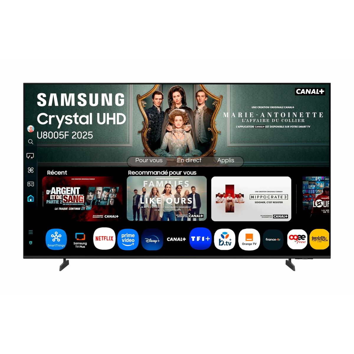 8806097119647_R00 Smart TV Samsung TU50U8075F 4K Ultra HD 50" LED ULED HDR HDR10+ Ultra HD 4K DVB-T2 - immagine 1