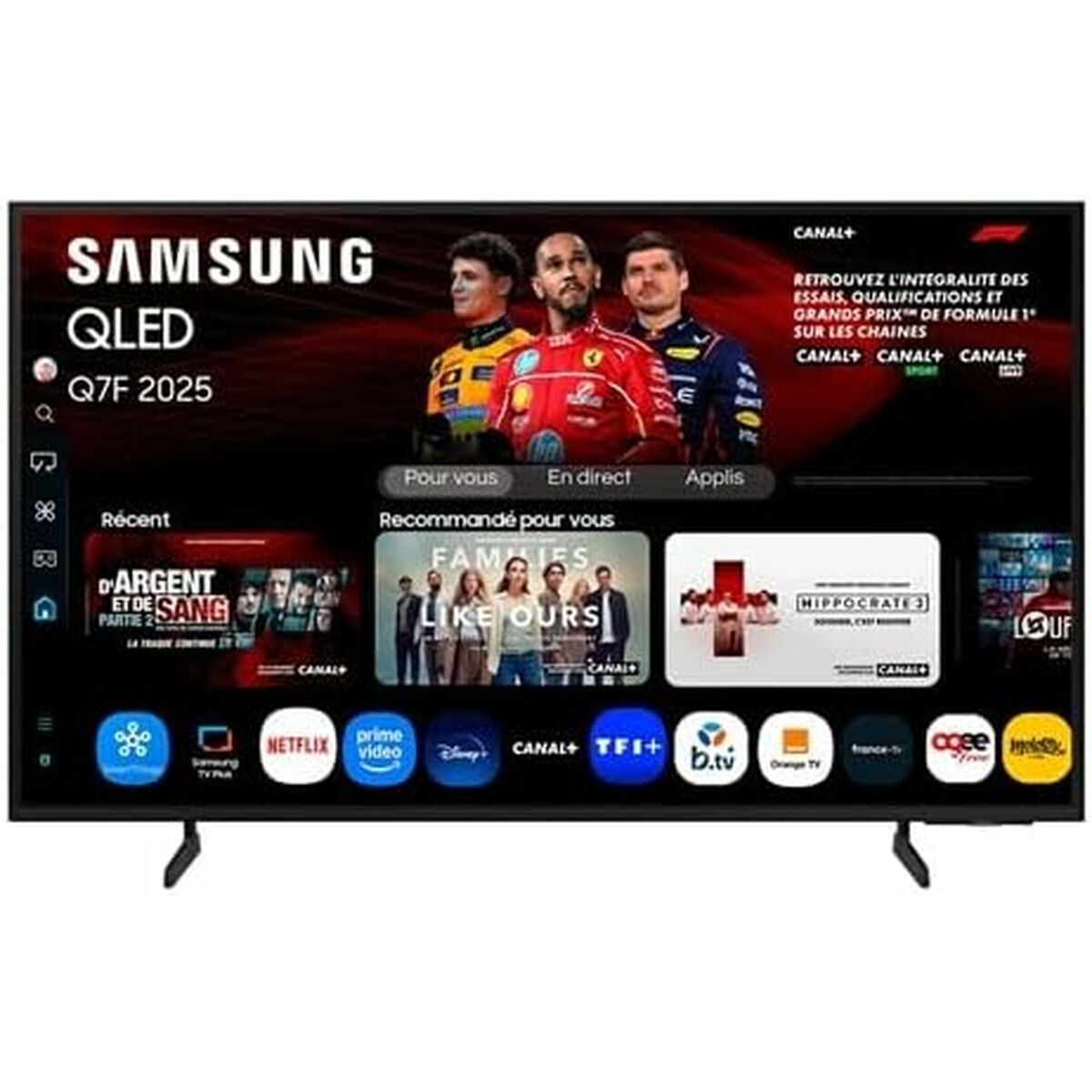 8806097122593_R00 Smart TV Samsung 85 TQ85Q7F 85" 4K Ultra HD HDR QLED - immagine 1