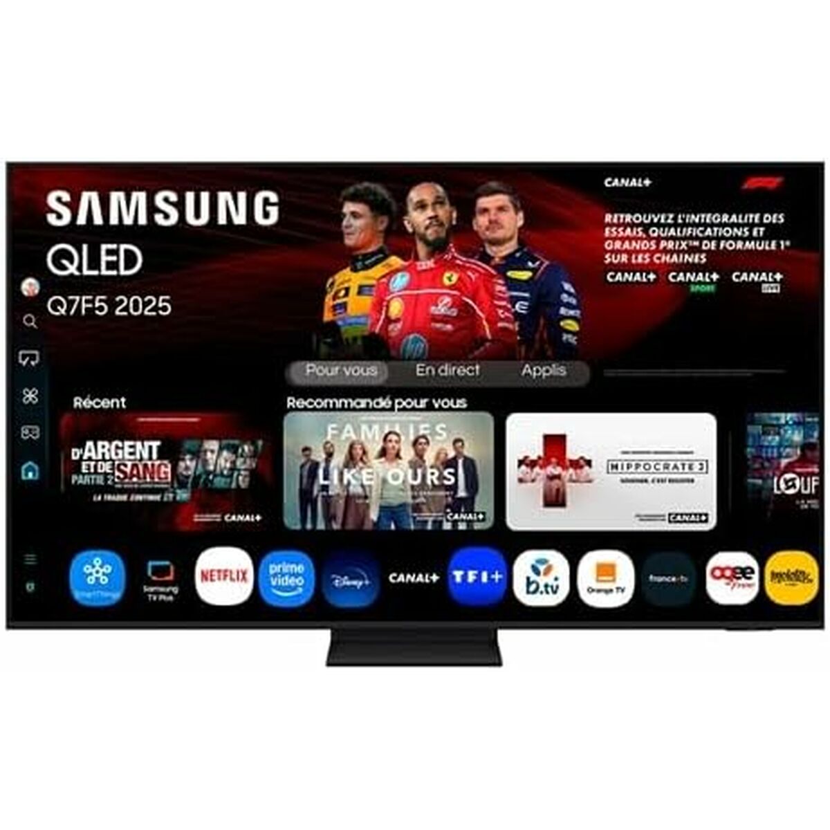 8806097124474_R00 Smart TV Samsung TQ75Q7F5 75" 4K Ultra HD HDR QLED - immagine 1