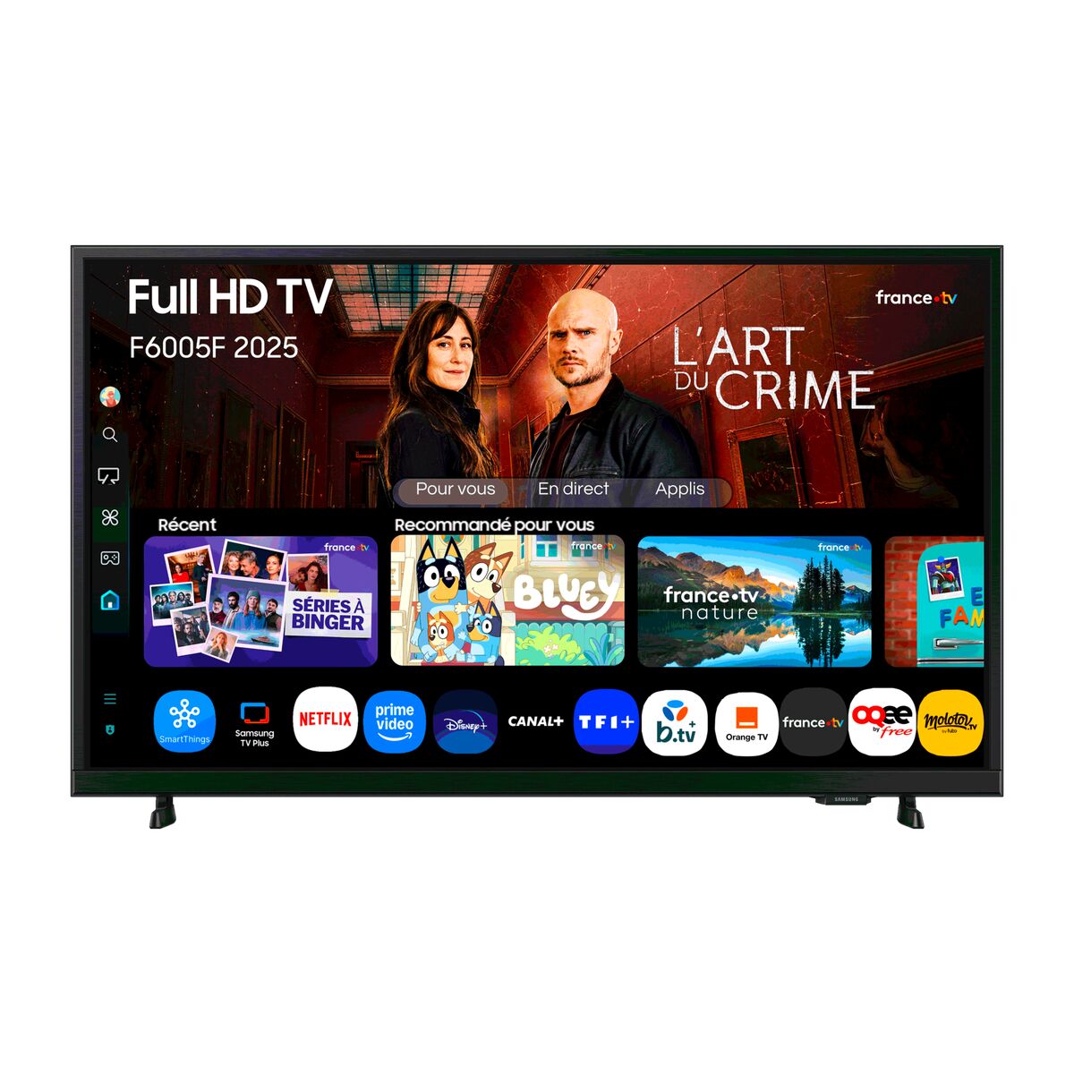 8806097238249_S0466888_P01 Smart TV Samsung TU27F6005F 27" Full HD LED HDR HDR10+ - immagine 1