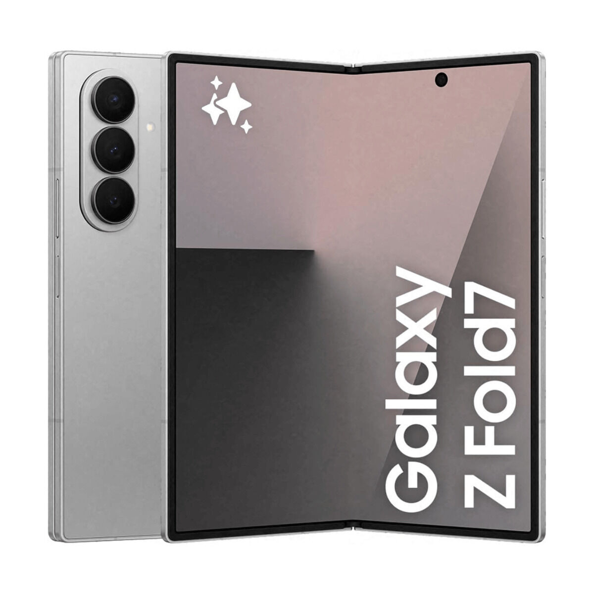 8806097423720_M0806372_P00 Smartphone Samsung Galaxy Z Fold7 5G SM-F966B 8" Octa Core 12 GB RAM 256 GB Argentato - immagine 1