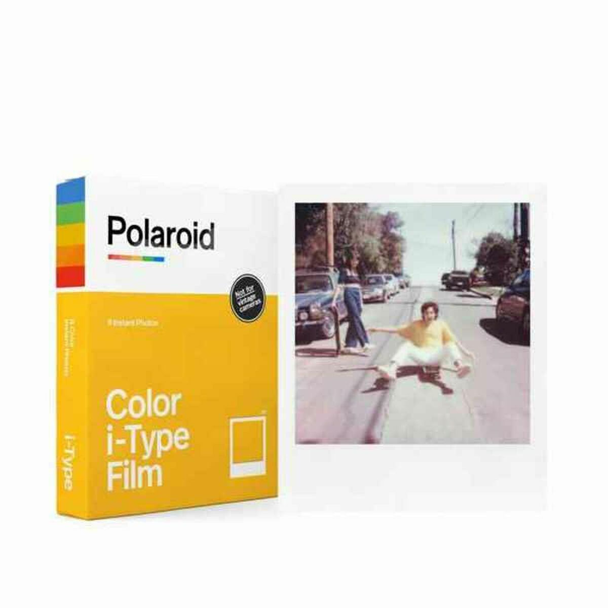 9120096770630_R00 Pellicola Fotografica Istantanea Polaroid Film i-Type A colori - immagine 1