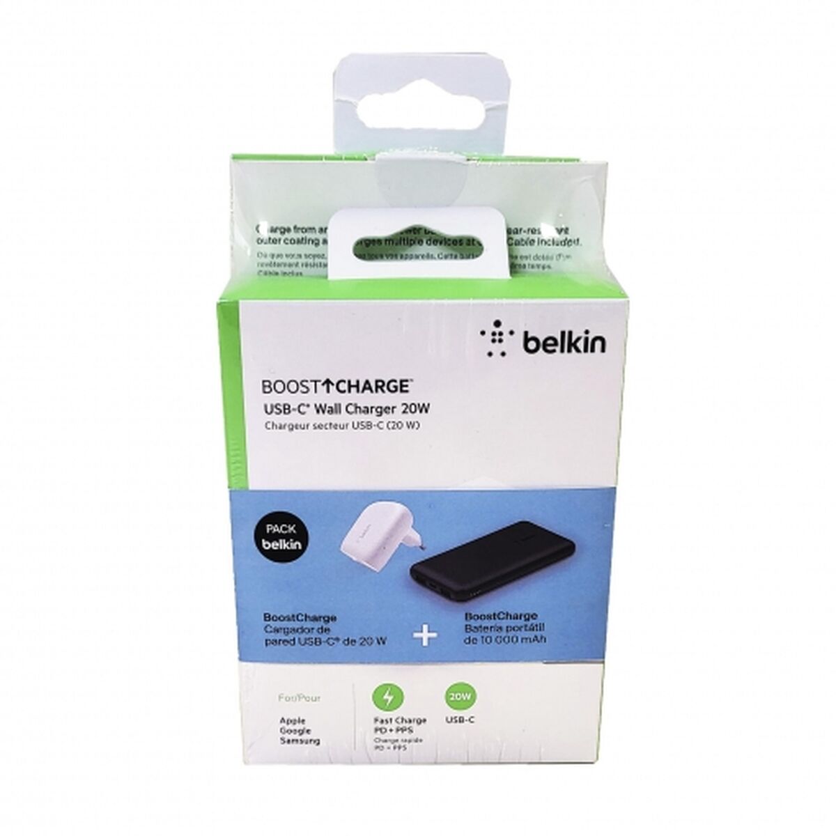 S0454324_8435280926016-10 Caricabatterie da Parete Belkin 2635030000 Nero 20 W - immagine 1