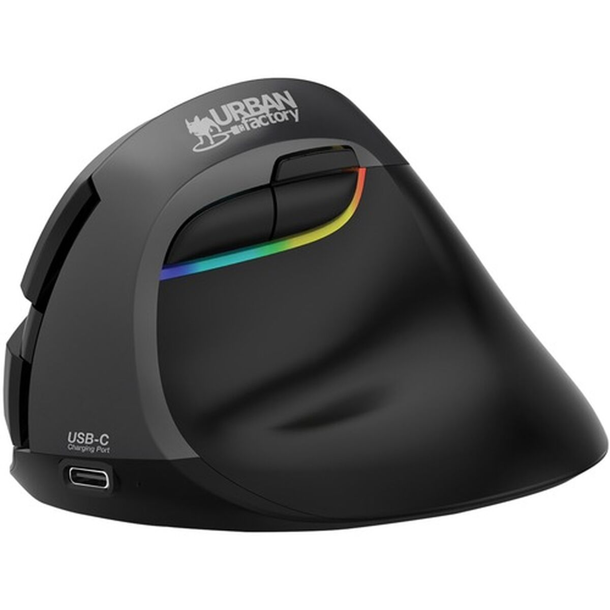 S55171674_3760170858005_P02 Mouse senza Fili Urban Factory ERGO PRO 4000 dpi Nero - immagine 1