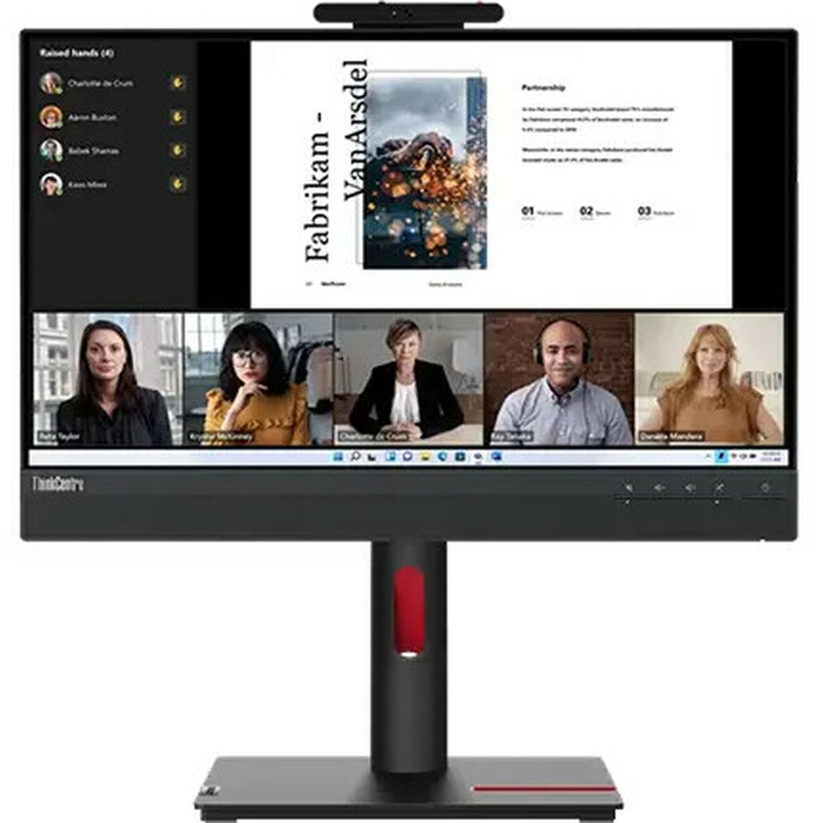 S55244994_0196804375465_P00 Monitor Lenovo ThinkCentre Tiny-In-One 22 Gen 5 Full HD 21,5" 50 - 60 Hz 60 Hz - immagine 1