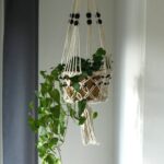 Macrame Pot Holder - Lrg Single Beaded - immagine 5
