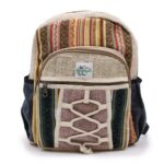 Small Hemp Backpack - Rope & Pockets Style - immagine 3