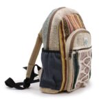 Small Hemp Backpack - Rope & Pockets Style - immagine 4
