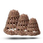 Natural Banana Leaf Lamp Shades - Set of 3