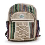Small Hemp Backpack - Rope & Pockets Style - immagine 6