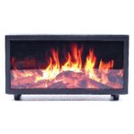 Flame Effect Aroma Diffuser with Birdsound - Black USB - Colour Change - immagine 8